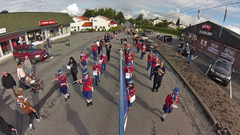 Menstad skolekorps p� Borgdagen 23. august 2014
